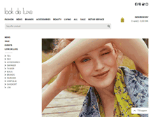 Tablet Screenshot of lookdeluxe.dk